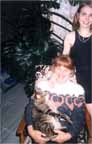 Mom, Masha And Our Cat